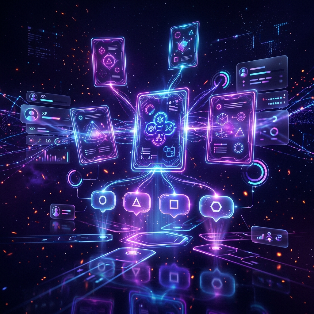 Kahoot hacks 2026 — futuristic visualization of quiz automation tools and answer bots